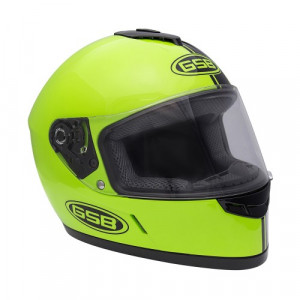 Шлем GSB G-349 BLACK&GREEN, XXL