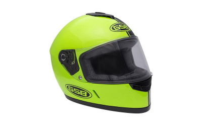 Шлем GSB G-349 BLACK&GREEN, L