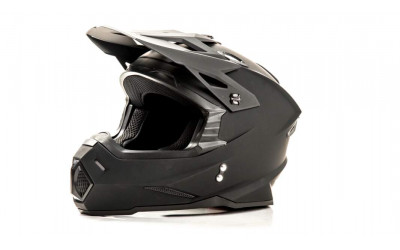 Шлем мото кроссовый HIZER J6801 #3 (M) matt black