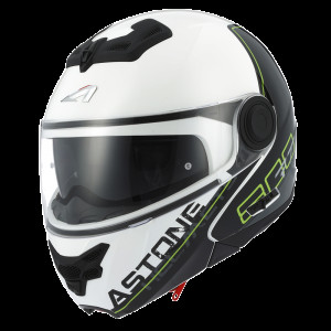 Шлем RT800 LINETEK BLANC/VERT (зеленый/белый) XL