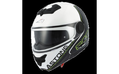 Шлем RT800 LINETEK BLANC/VERT (зеленый/белый) XL