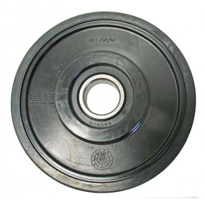 Ролик обрезиненный D135мм c подшипником 6205 PEER Bearing и стопорным кольцом