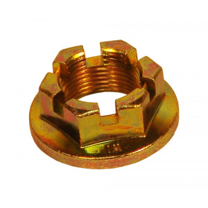 Гайка шестигранная корончатая низкая M20x1,5 DIN 979-А2К