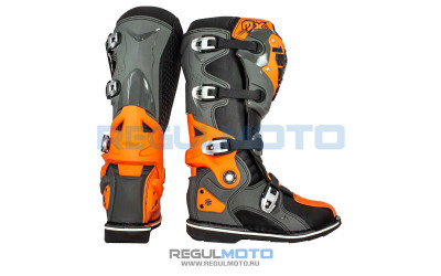 Мотоботы RYO Racing MX7 Enduro, оранжевый /черный /серый, 42