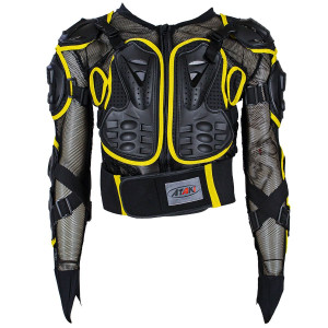 Черепаха защитная ATAKI SC-P114 черный/Hi-Vis желтый, L