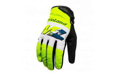 Перчатки мото MotoLand Racing Team / GREEN (L) мотокросс