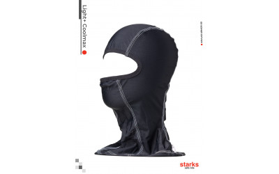 STARKS Подшлемник Light + (Coolmax)  (Чёрный)