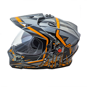 Шлем AiM JK802S Orange/Grey/Black, S