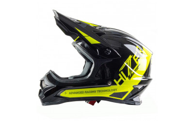 Шлем мото кроссовый HIZER J6805 #1 (S) black/yellow