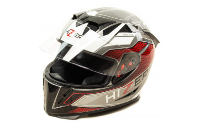 Шлем мото интеграл HIZER J5311 #3 (L) gray/white