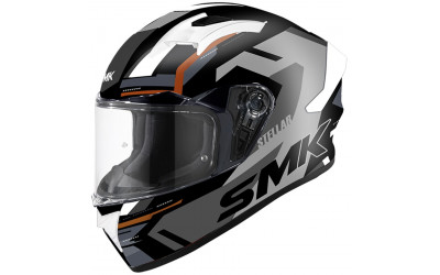 Шлем SMK STELLAR K-POWER, цвет чёрный/серый M