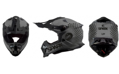 Шлем, Sparx, Raptor (JH-601), серо-черный, 2XL