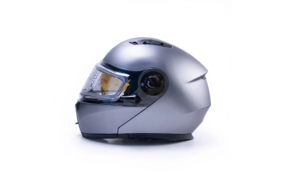 Шлем, RSX, Spark (HS-159) Winter, серый матовый, 3XL